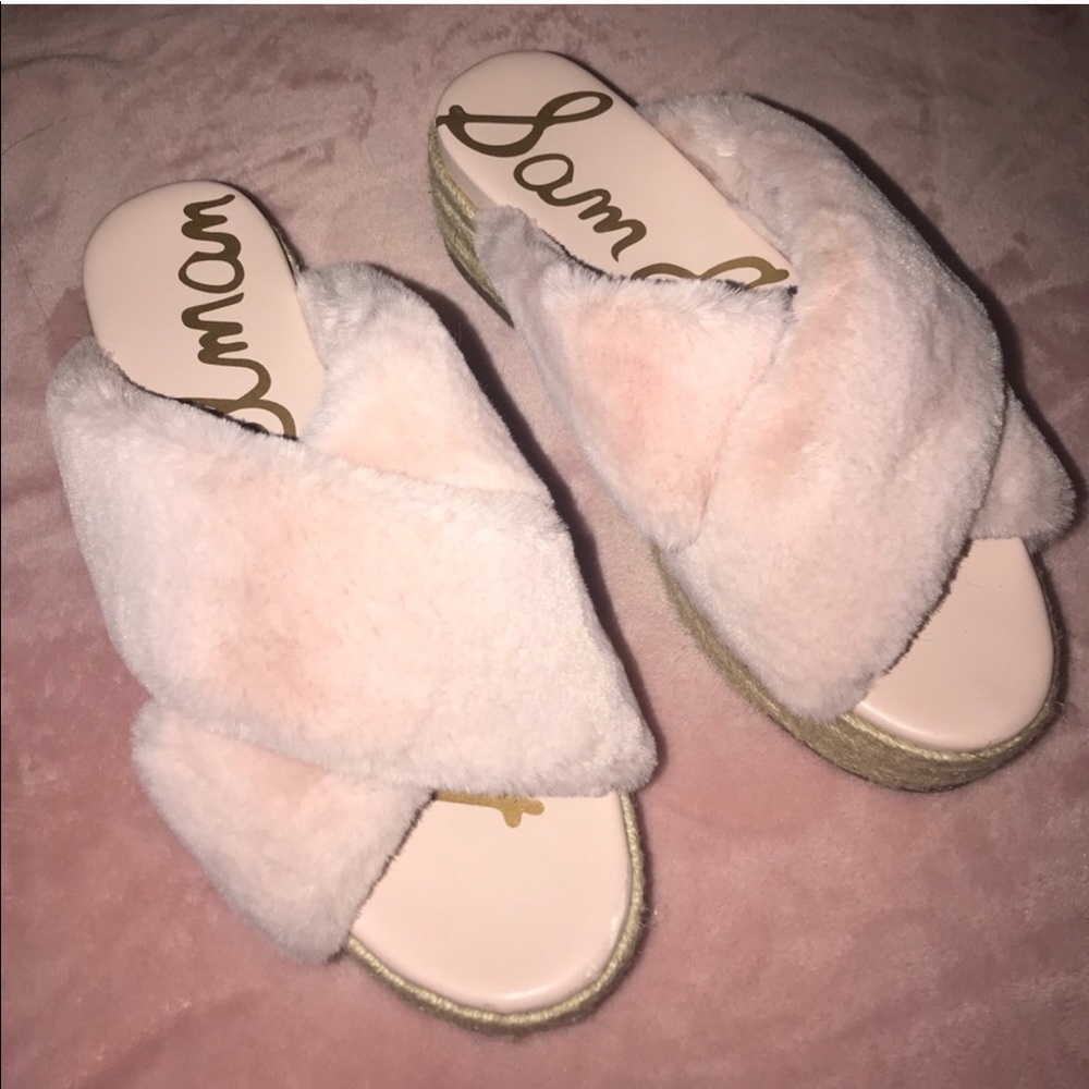 Sam Edelman Fur Platforms